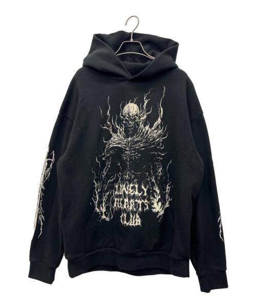 LONELY HEARTS CLUB（ロンリーハーツクラブ）LONELY HEARTS CLUB (ロンリーハーツクラブ) プルオーバーパーカー ブラック サイズ:Lの古着・服飾アイテム