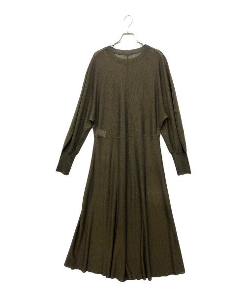 DES PRES（デ プレ）DES PRES (デ プレ) 長袖ワンピース グリーン サイズ:Freeの古着・服飾アイテム