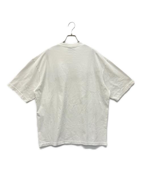 BALENCIAGA（バレンシアガ）BALENCIAGA (バレンシアガ) シグネチャーロゴプリントTシャツ ホワイト サイズ:Mの古着・服飾アイテム