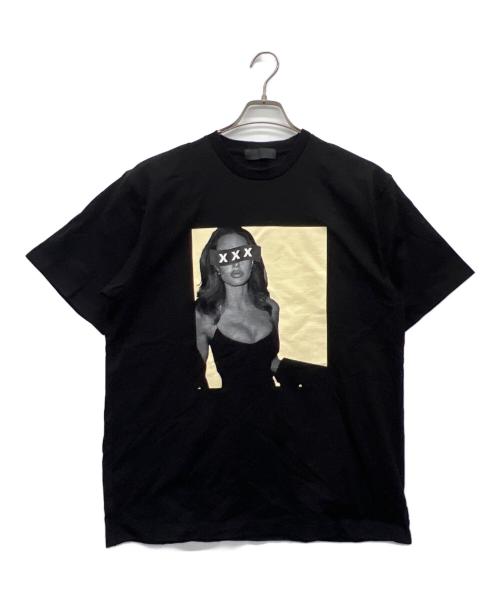 GOD SELECTION XXX（ゴッド セレクション トリプルエックス）GOD SELECTION XXX (ゴッド セレクション トリプルエックス) 半袖カットソー ブラック サイズ:Lの古着・服飾アイテム