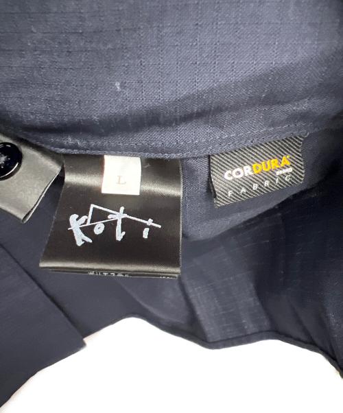 koti BEAUTY&YOUTH（コティ ビューティーアンドユース）koti BEAUTY&YOUTH (コティ ビューティーアンドユース) 半袖シャツ ネイビー サイズ:Lの古着・服飾アイテム