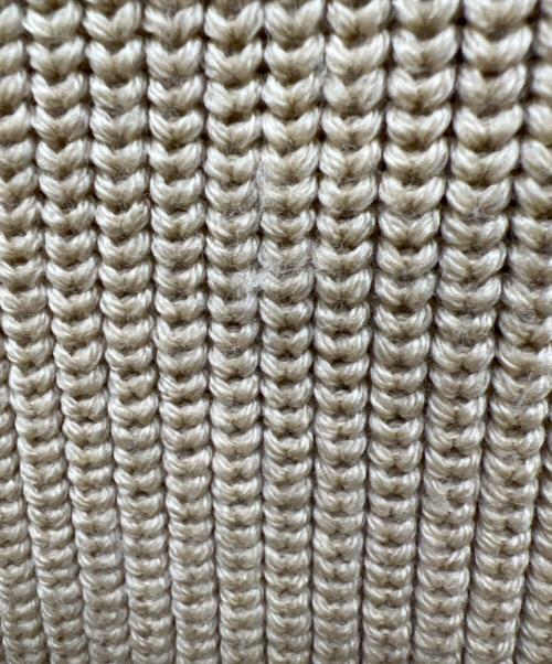 BATONER（バトナ―）BATONER (バトナ―) 厚手ニット カーキ サイズ:1の古着・服飾アイテム