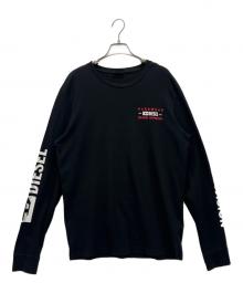 DIESEL（ディーゼル）の古着「長袖カットソー」｜ブラック