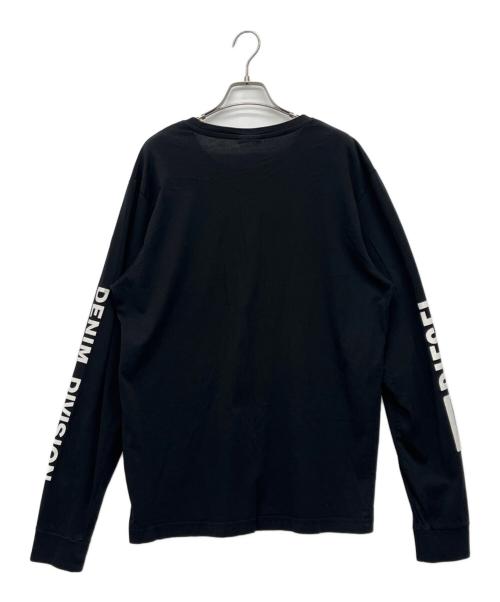 DIESEL（ディーゼル）DIESEL (ディーゼル) 長袖カットソー ブラック サイズ:XLの古着・服飾アイテム