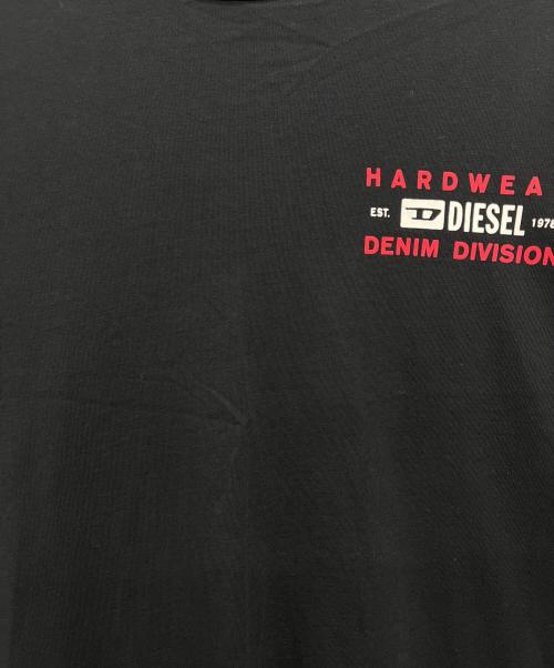 DIESEL（ディーゼル）DIESEL (ディーゼル) 長袖カットソー ブラック サイズ:XLの古着・服飾アイテム