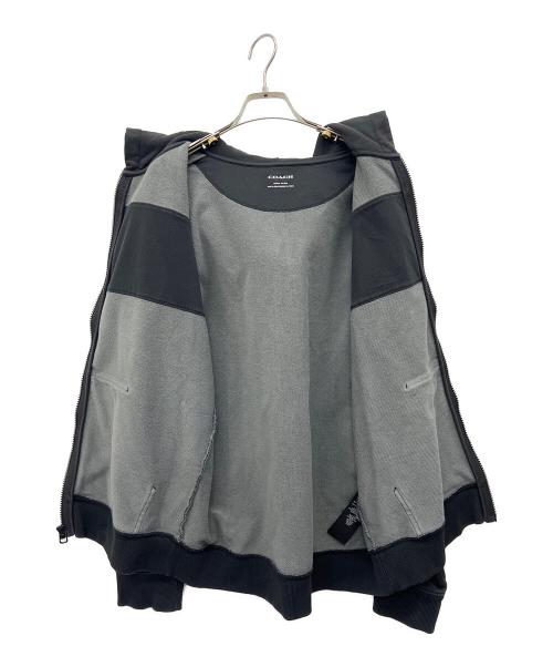 COACH（コーチ）COACH (コーチ) フルジップ フーディー ブラック サイズ:Mediumの古着・服飾アイテム