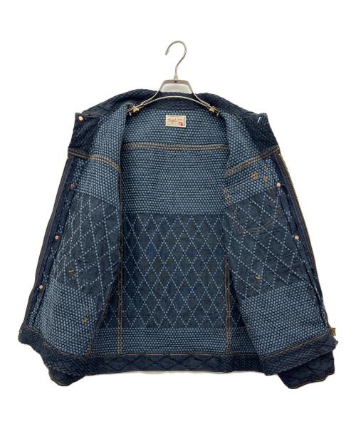 graphzero（グラフゼロ）graphzero (グラフゼロ) 剣道デニムジャケット ネイビー サイズ:Lの古着・服飾アイテム