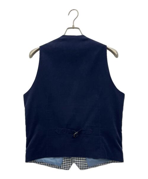 Harris Tweed（ハリスツイード）Harris Tweed (ハリスツイード) ベスト ブルー サイズ:Lの古着・服飾アイテム
