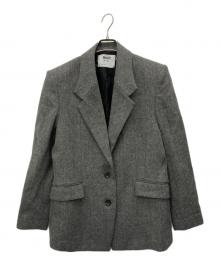 Whim Gazette×長谷川京子（ウィムガゼット×ハセガワキョウコ）の古着「ヘリンボーンテーラードジャケット」｜グレー
