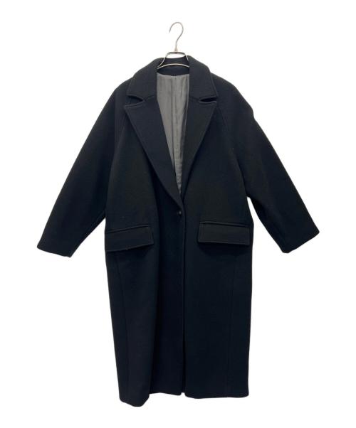 MAISON SPECIAL（メゾンスペシャル）MAISON SPECIAL (メゾンスペシャル) スーパー100メルトンルーズコート ブラック サイズ:Mの古着・服飾アイテム