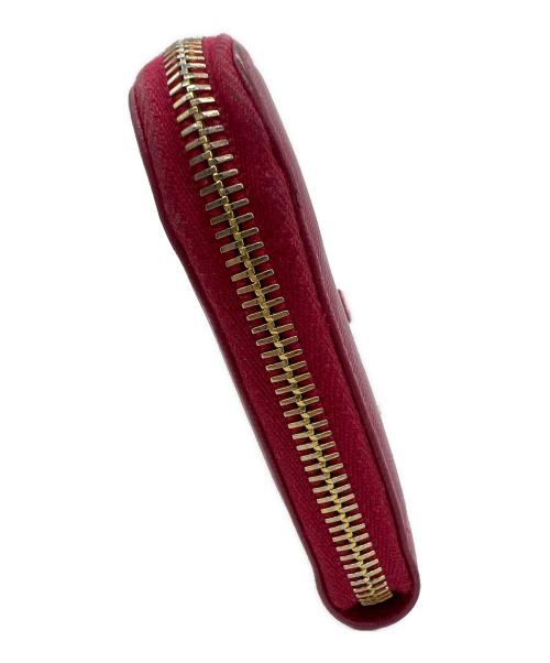 PRADA（プラダ）PRADA (プラダ) ラウンドファスナー財布 ピンクの古着・服飾アイテム