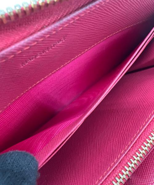 PRADA（プラダ）PRADA (プラダ) ラウンドファスナー財布 ピンクの古着・服飾アイテム