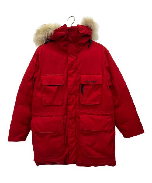 POLO SPORT（ポロスポーツ）POLO SPORT (ポロスポーツ) コヨーテダウンジャケット レッド サイズ:Mの古着・服飾アイテム
