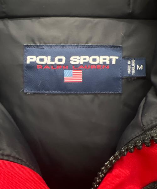POLO SPORT（ポロスポーツ）POLO SPORT (ポロスポーツ) コヨーテダウンジャケット レッド サイズ:Mの古着・服飾アイテム