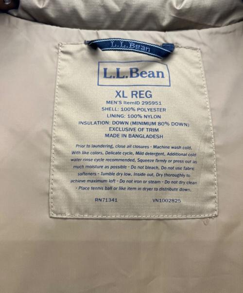 L.L.Bean（エルエルビーン）L.L.Bean (エルエルビーン) ダウンベスト ブラウン サイズ:XLの古着・服飾アイテム