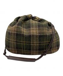 BROOKS BROTHERS（ブルックスブラザーズ）の古着「ショルダーバッグ」｜ブラウン×グリーン