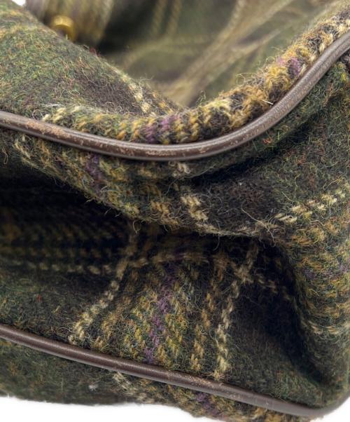 BROOKS BROTHERS（ブルックスブラザーズ）BROOKS BROTHERS (ブルックスブラザーズ) ショルダーバッグ ブラウン×グリーンの古着・服飾アイテム