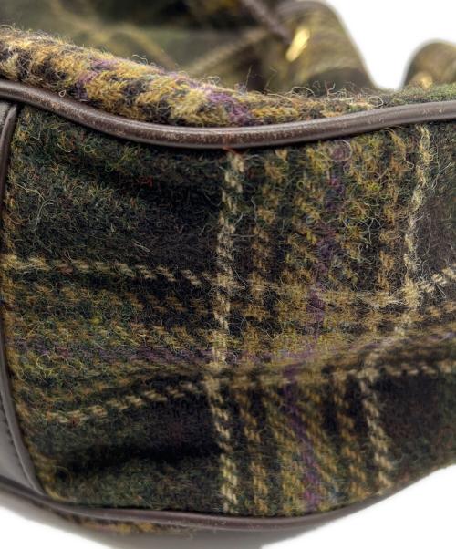 BROOKS BROTHERS（ブルックスブラザーズ）BROOKS BROTHERS (ブルックスブラザーズ) ショルダーバッグ ブラウン×グリーンの古着・服飾アイテム