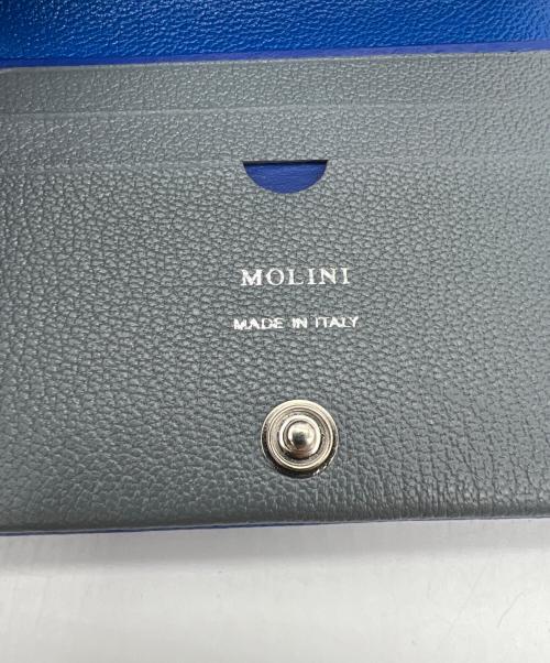MOLINI（モリニ）MOLINI (モリニ) bifold compact wallet ブルーの古着・服飾アイテム
