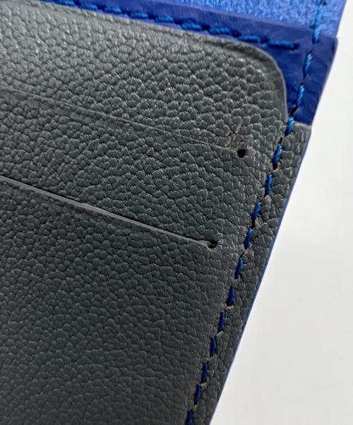 MOLINI（モリニ）MOLINI (モリニ) bifold compact wallet ブルーの古着・服飾アイテム