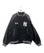 PERUSHU×MLBペルーシュ×エムエルビー）の古着「スタジャン」｜ブラック