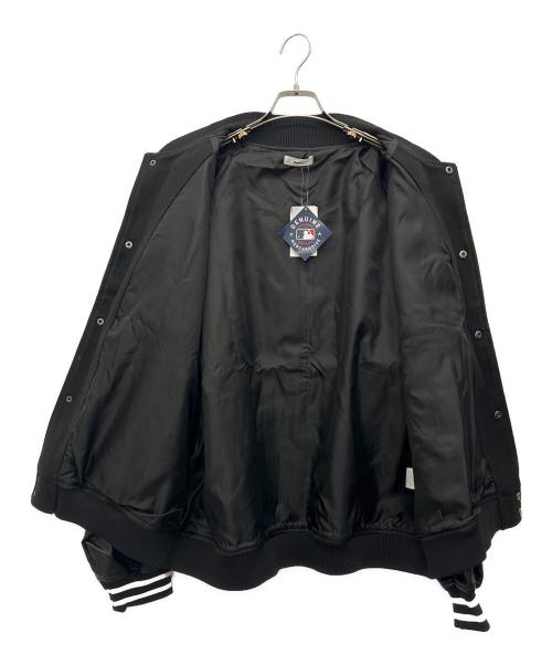 PERUSHU（ペルーシュ）PERUSHU (ペルーシュ) MLB (エムエルビー) スタジャン ブラック サイズ:Lの古着・服飾アイテム