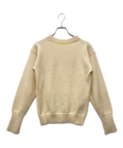 ANDERSEN-ANDERSEN（アンデルセン アンデルセン）ANDERSEN-ANDERSEN (アンデルセン アンデルセン) 薄手ニット アイボリー サイズ:XSの古着・服飾アイテム