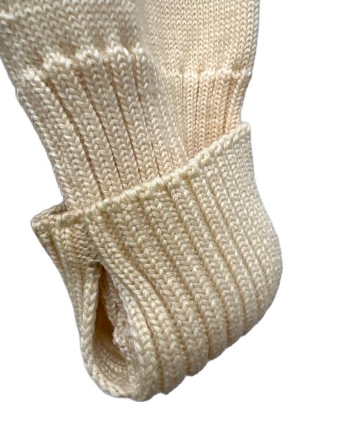 ANDERSEN-ANDERSEN（アンデルセン アンデルセン）ANDERSEN-ANDERSEN (アンデルセン アンデルセン) 薄手ニット アイボリー サイズ:XSの古着・服飾アイテム