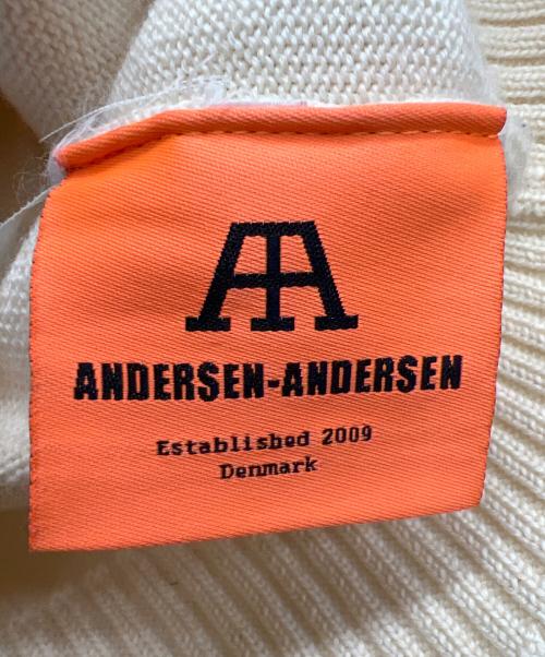 ANDERSEN-ANDERSEN（アンデルセン アンデルセン）ANDERSEN-ANDERSEN (アンデルセン アンデルセン) 薄手ニット アイボリー サイズ:XSの古着・服飾アイテム