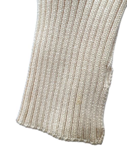 ANDERSEN-ANDERSEN（アンデルセン アンデルセン）ANDERSEN-ANDERSEN (アンデルセン アンデルセン) 薄手ニット アイボリー サイズ:XSの古着・服飾アイテム