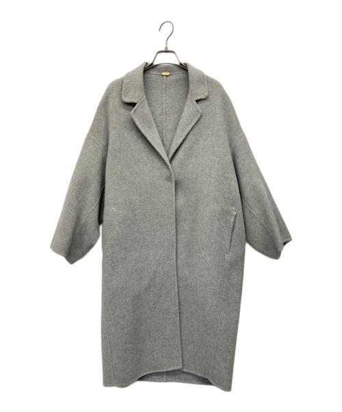 MUSE（ミューズ）MUSE (ミューズ) ウールアンゴラリバーコート グレー サイズ:Fの古着・服飾アイテム