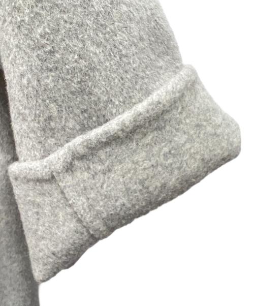 MUSE（ミューズ）MUSE (ミューズ) ウールアンゴラリバーコート グレー サイズ:Fの古着・服飾アイテム