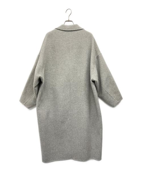 MUSE（ミューズ）MUSE (ミューズ) ウールアンゴラリバーコート グレー サイズ:Fの古着・服飾アイテム