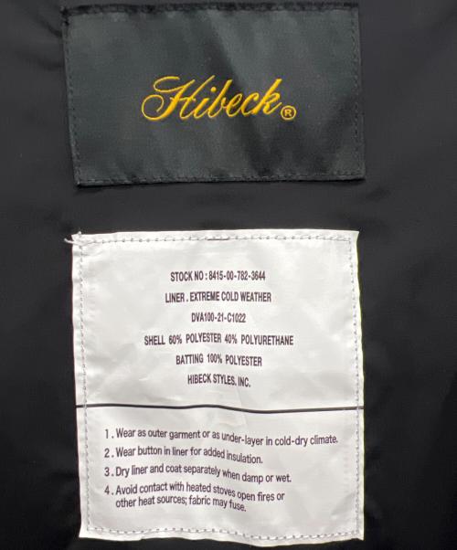 HIBECK（ハイベック）HIBECK (ハイベック) キルティングジャケット ブラック サイズ:Mの古着・服飾アイテム