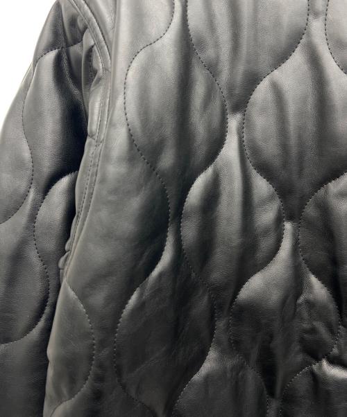 HIBECK（ハイベック）HIBECK (ハイベック) キルティングジャケット ブラック サイズ:Mの古着・服飾アイテム