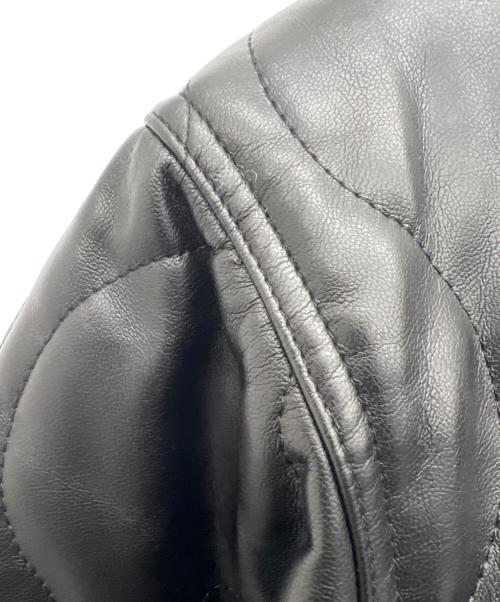 HIBECK（ハイベック）HIBECK (ハイベック) キルティングジャケット ブラック サイズ:Mの古着・服飾アイテム