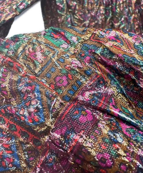 MIU MIU（ミュウミュウ）MIU MIU (ミュウミュウ) 長袖ブラウス マルチカラー サイズ:38の古着・服飾アイテム