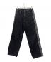 adidas（アディダス）の古着「デニムパンツ」｜ブラック