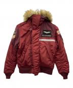AVIREXアヴィレックス）の古着「N-2Bジャケット」｜レッド