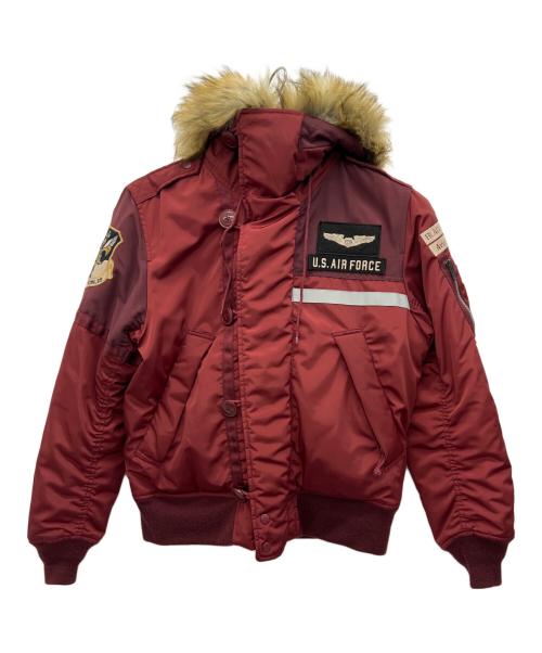 AVIREX（アヴィレックス）AVIREX (アヴィレックス) N-2Bジャケット レッド サイズ:Lの古着・服飾アイテム