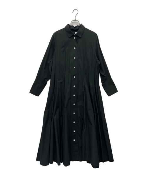 foufou（フーフー）foufou (フーフー) シャツワンピース ブラック サイズ:1の古着・服飾アイテム
