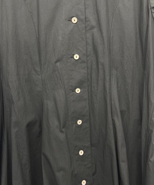 foufou（フーフー）foufou (フーフー) シャツワンピース ブラック サイズ:1の古着・服飾アイテム