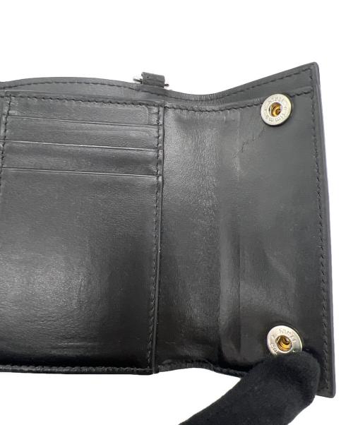 SUPREME（シュプリーム）SUPREME (シュプリーム) Leather Chain Wallet グレー×ホワイトの古着・服飾アイテム