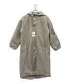 LASUD MILITARYラシュッドミリタリー）の古着「ボアコート」｜アイボリー