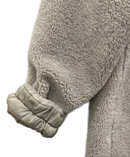 LASUD MILITARY（ラシュッドミリタリー）LASUD MILITARY (ラシュッドミリタリー) ボアコート アイボリー サイズ:9号の古着・服飾アイテム