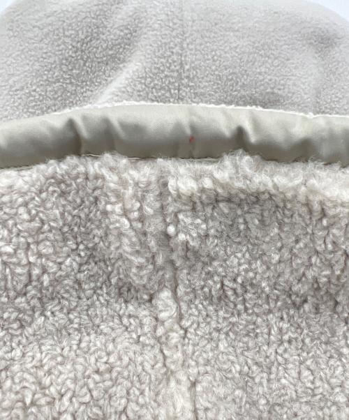 LASUD MILITARY（ラシュッドミリタリー）LASUD MILITARY (ラシュッドミリタリー) ボアコート アイボリー サイズ:9号の古着・服飾アイテム