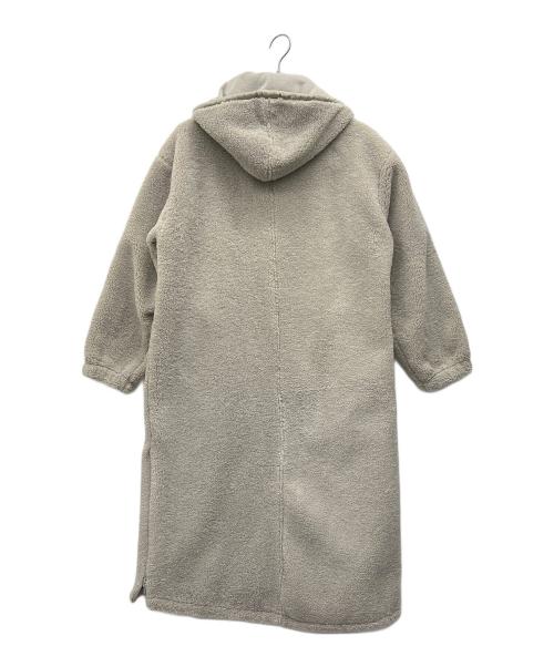 LASUD MILITARY（ラシュッドミリタリー）LASUD MILITARY (ラシュッドミリタリー) ボアコート アイボリー サイズ:9号の古着・服飾アイテム