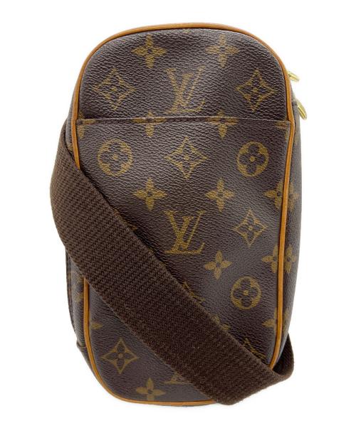 LOUIS VUITTON（ルイ ヴィトン）LOUIS VUITTON (ルイ ヴィトン) ポシェットガンジュ モノグラム ブラウンの古着・服飾アイテム