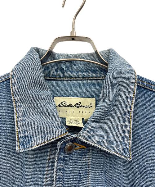 Eddie Bauer（エディーバウアー）Eddie Bauer (エディーバウアー) デニムジャケット ブルー サイズ:Mの古着・服飾アイテム