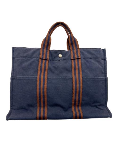 HERMES（エルメス）HERMES (エルメス) フールトゥ	トートMM ネイビーの古着・服飾アイテム